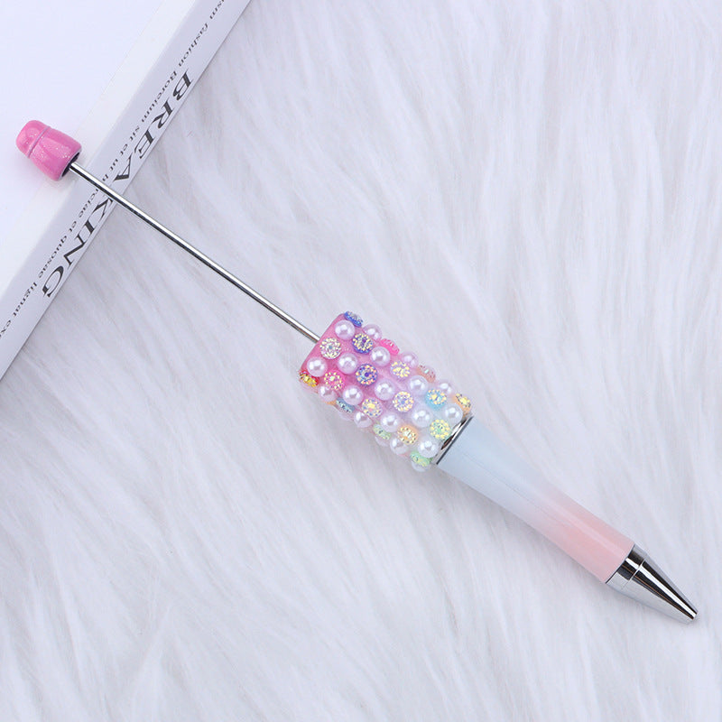 Wholesale Di Colorful Pearl Dopamine Plastic Gradient Color Rotary Ballpoint Pen